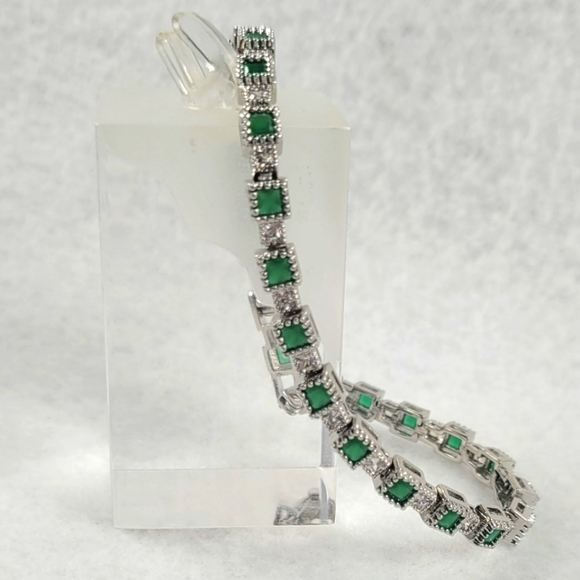 Emerald Tennis Bracelet